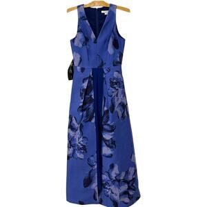 Kay Unger | Dress Reign Walkthrough Jumpsuit Floral Glam Cocktail NWT- Size 4